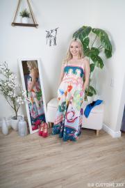 Aaliyah Love Blue Pantyhose gallery - Photo 1